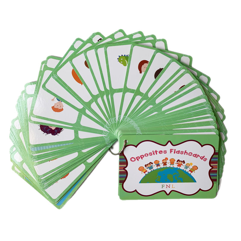 Kids Home Education - 100 Kartek z Przeciwnymi Słownościami, Angielskie