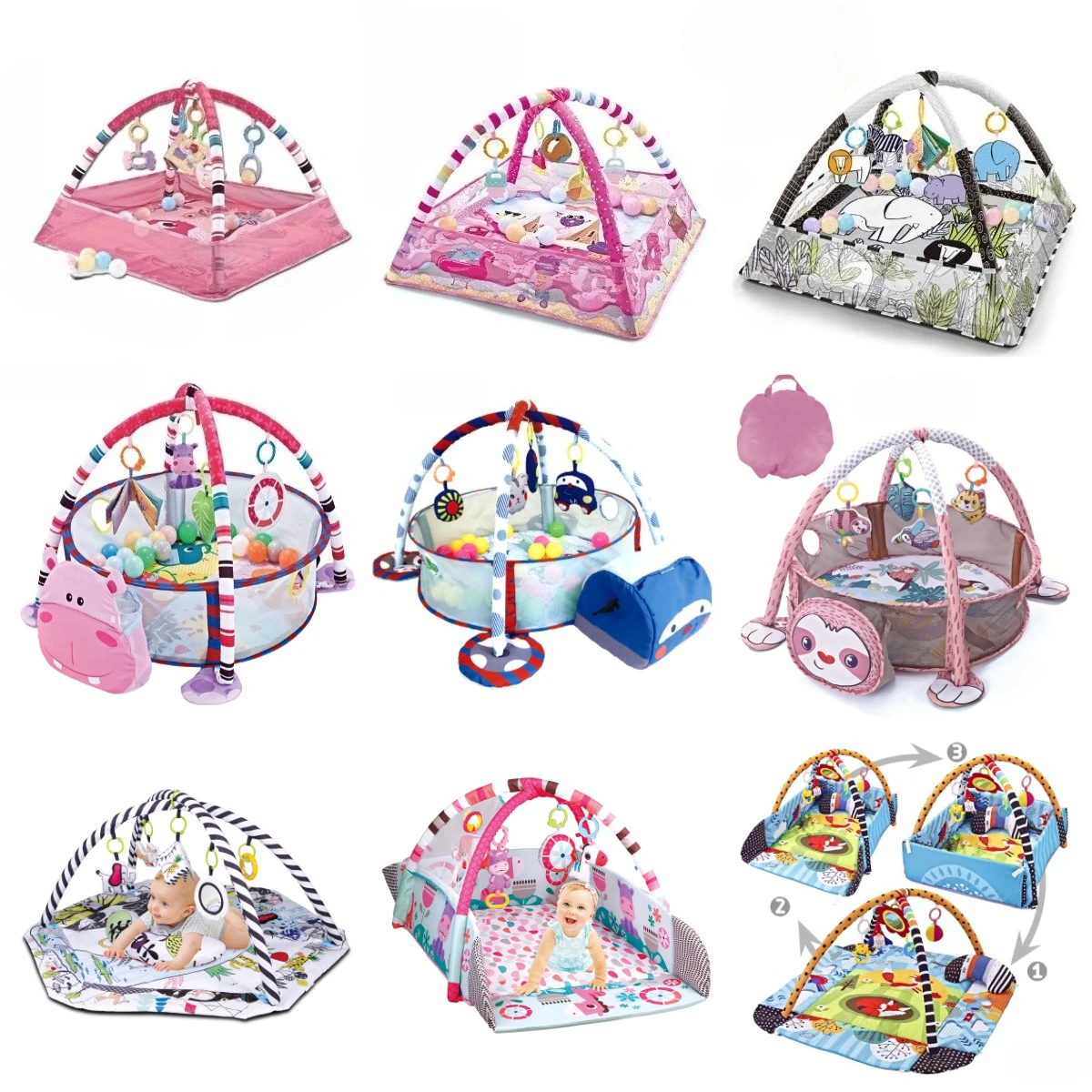 Kids Education Rug - Edukacyjna mata do zabawy dla dzieci,