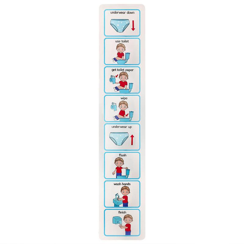 Kids Education Planner - Wykres nocnika Wizualny planer ścienny Wczesna