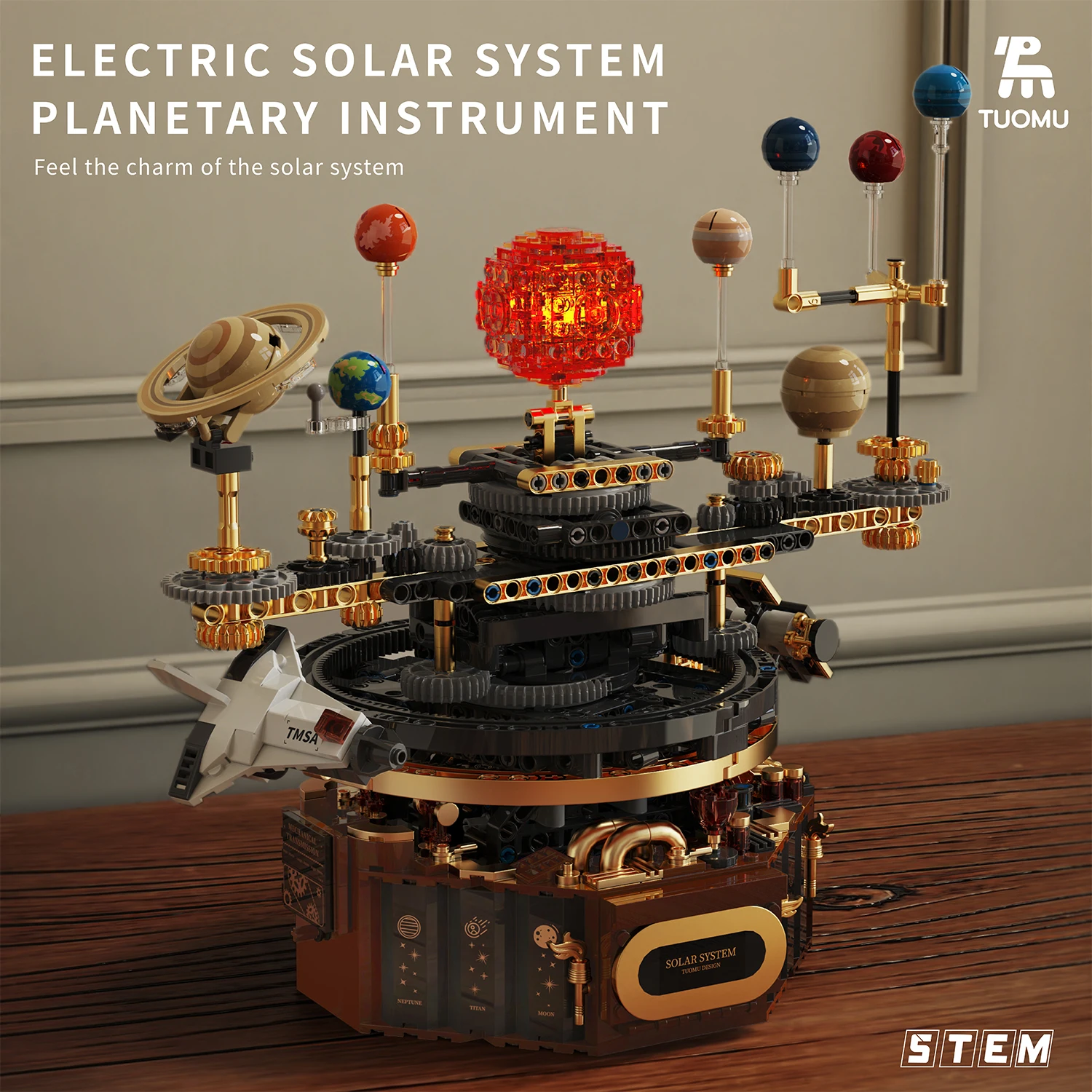 Kids Education System - Elektryczny, obrotowy model Układu Słonecznego z