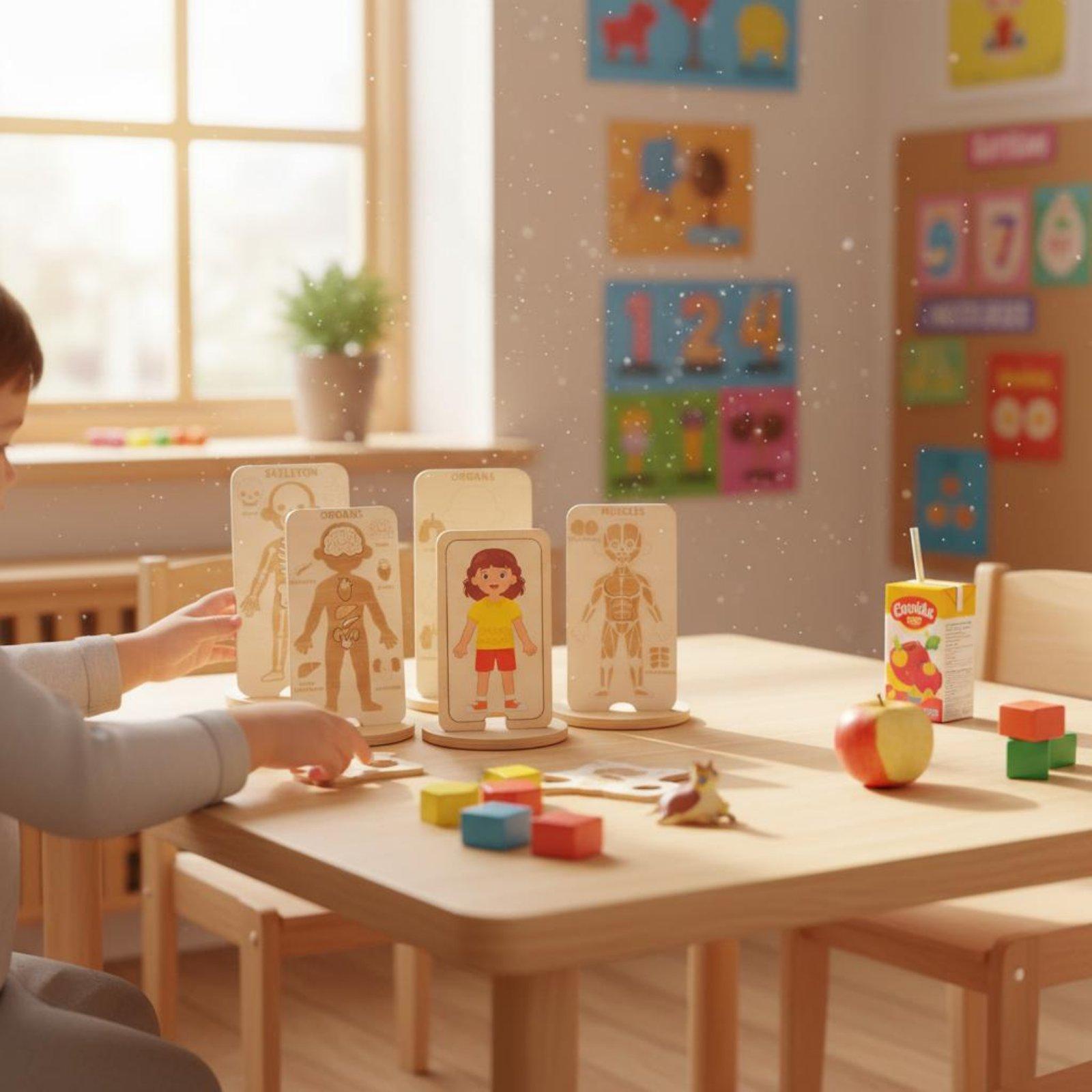 Drewniana edukacyjna układanka – Human Body Puzzle recenzja i cena