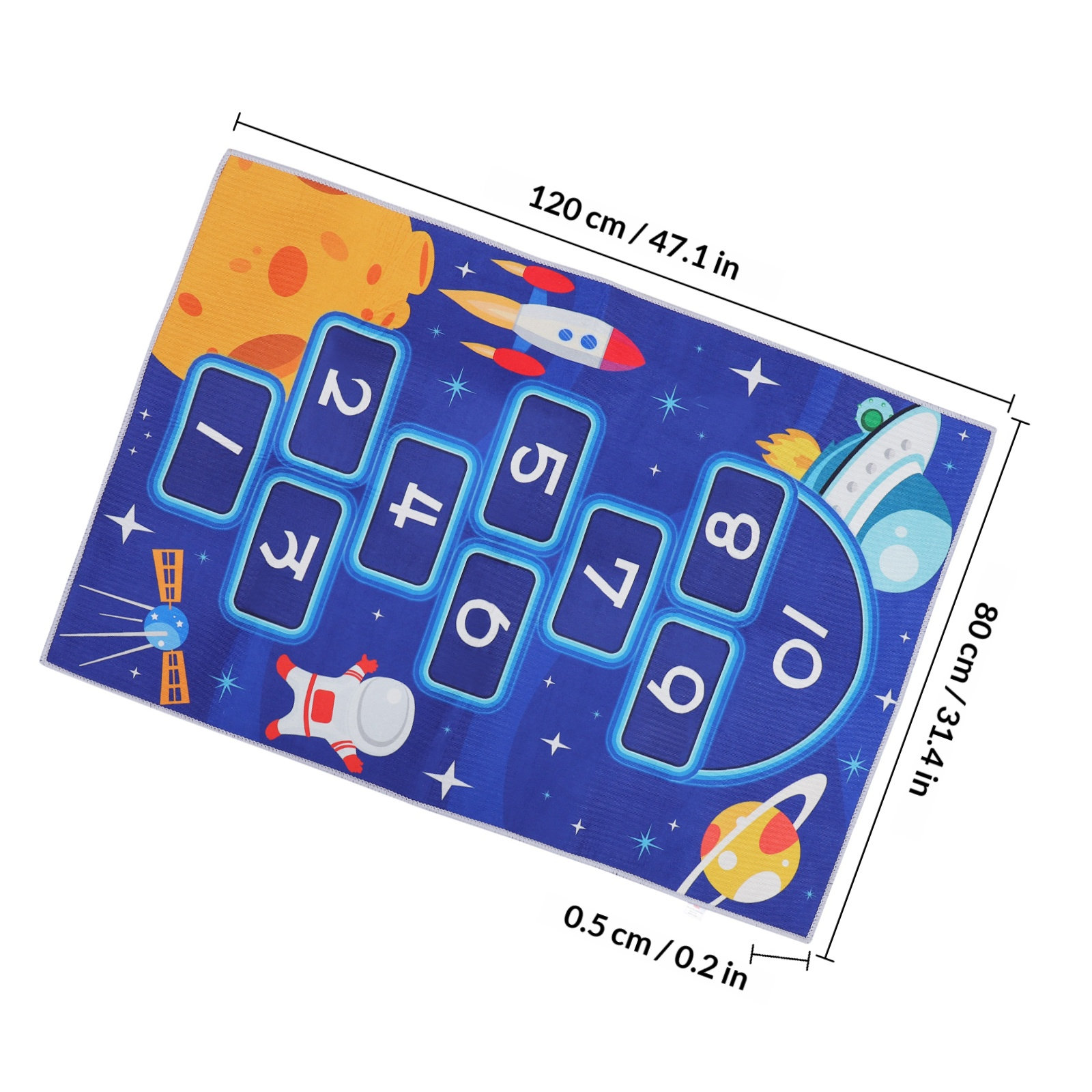 Mata podłogowa Hopscotch z mot – Kids Education Rug recenzja i cena