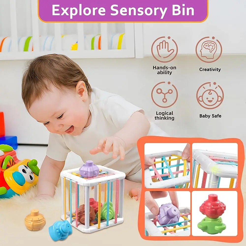 Kolorowa kostka Montessori do  – Kids Home Education recenzja i cena