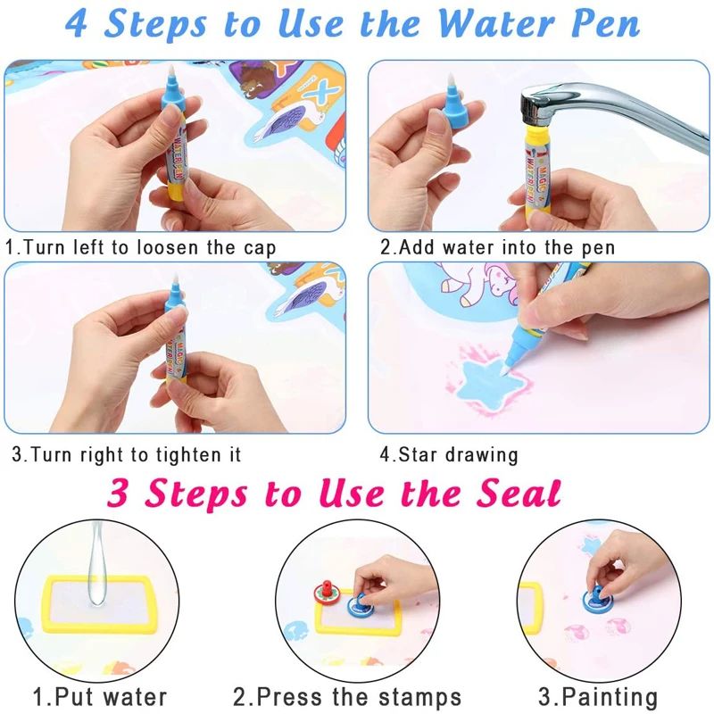 Coolplay Magic Water Drawing M – Kids Education Rug recenzja i cena