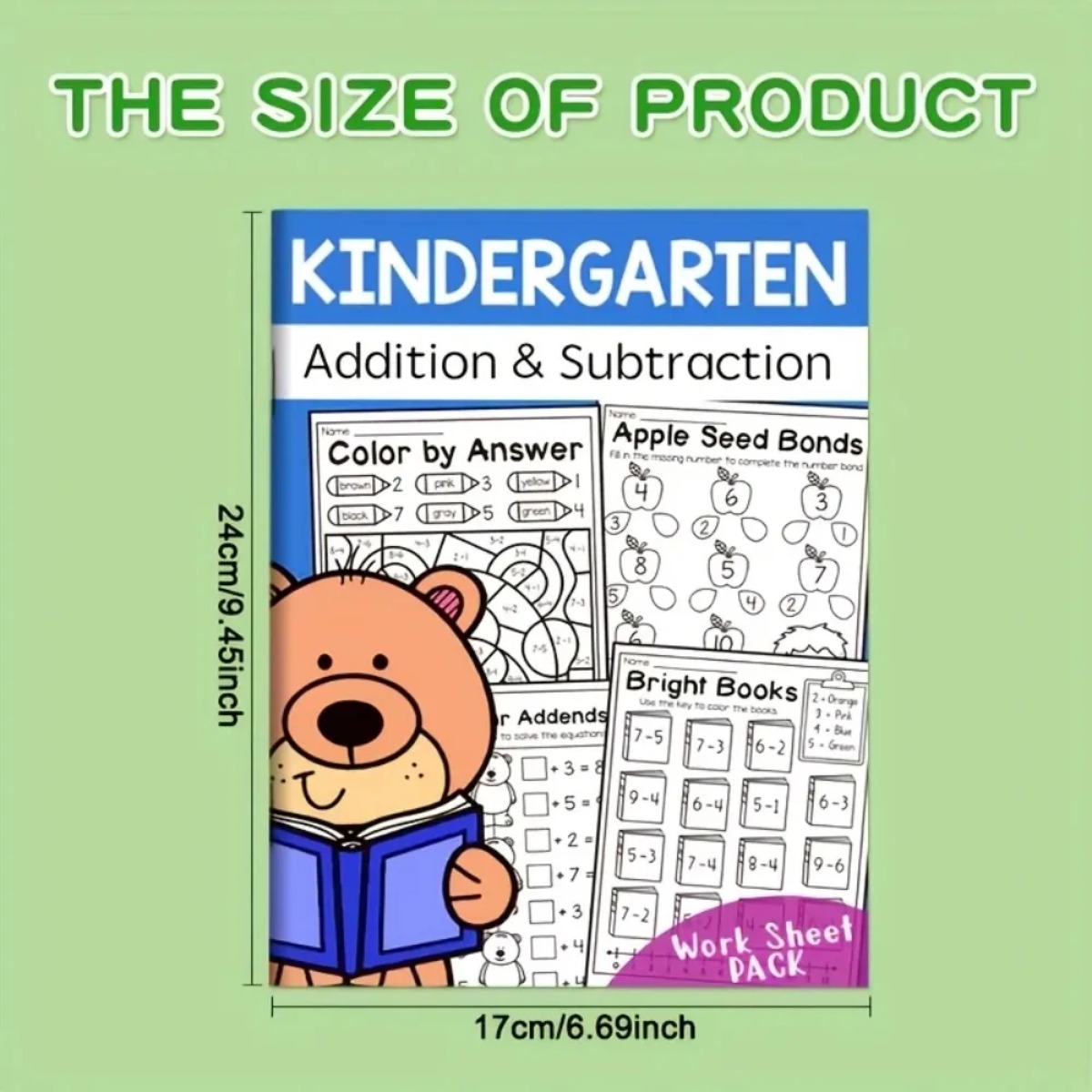 Prace z dodawaniem i odejmowan – Kids Education Worksheet recenzja i cena