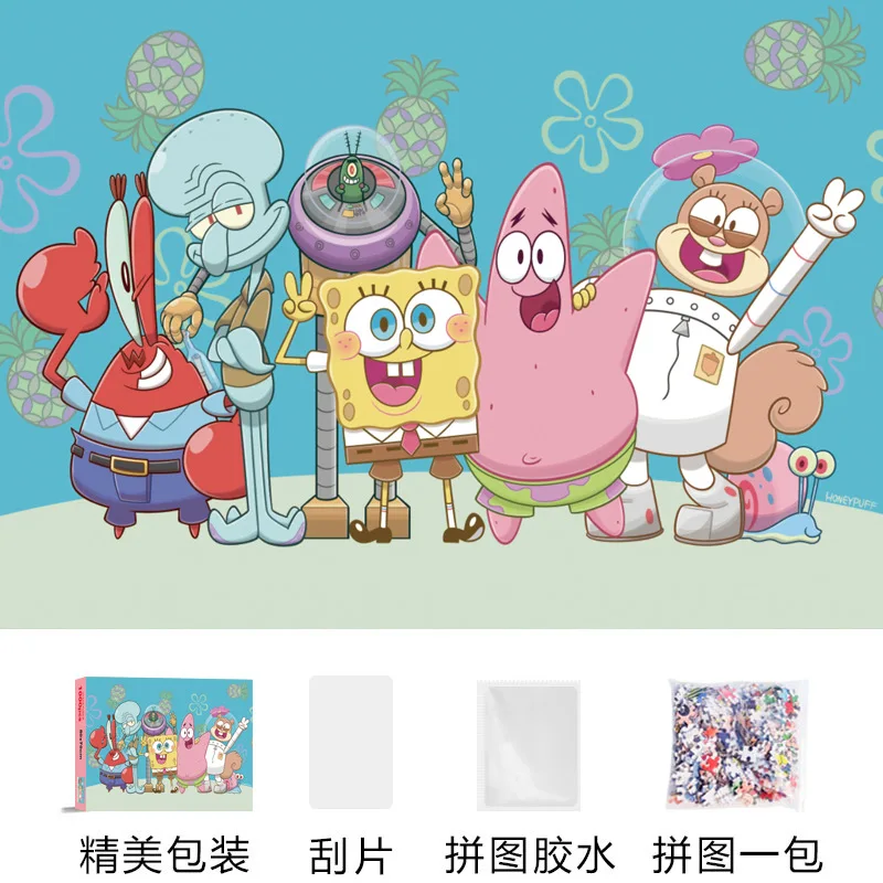 1000 Elementów Puzzle SpongeBo – Kids Home Education recenzja i cena